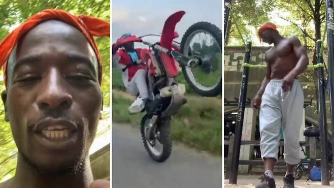 프랑스 사법 당국이 루브르 도난사건 핵심 피의자로 특정한 압둘라예 N. 그는 '두두 크로스 비튐(Doudou Cross Bitume)'이라는 이름으로 활동하는 지역 SNS 스타로 확인됐다. /X