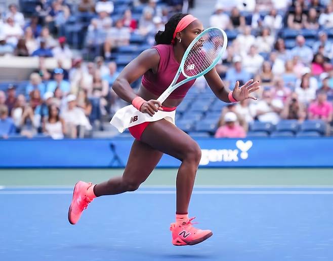 코코 고프의 풋워크도 레전드로부터 극찬을 받고 있다. 사진/인스타그램