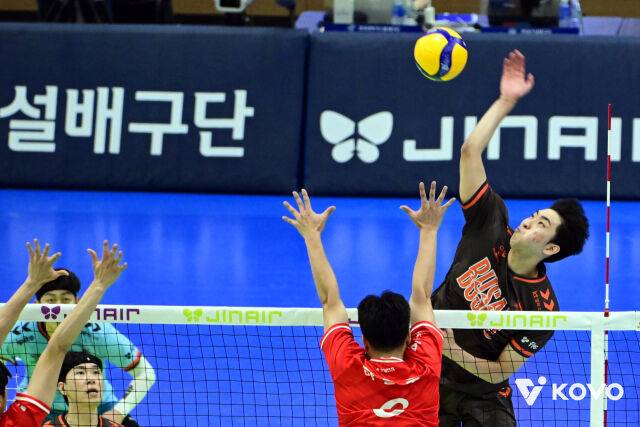 공격하는 차지환./KOVO