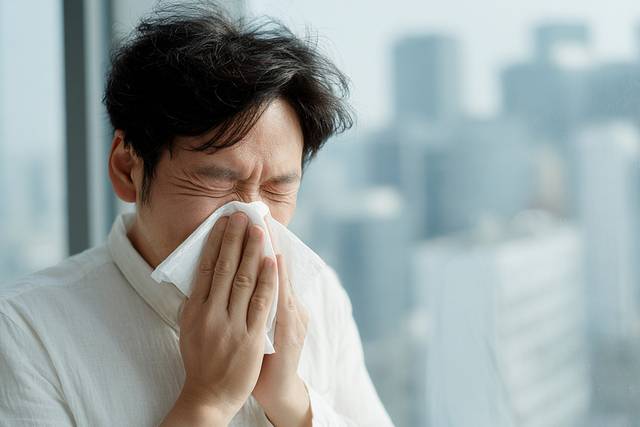 환절기에 연신 재채기하고 콧물이 흐르는 경우, 10일 이상 지속된다면 알레르기 비염을 의심해야 한다. 사진은 기사의 특정 사실과 관련 없음. 클립아트코리아