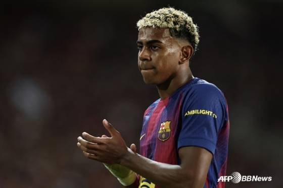 바르셀로나 공격수 라민 야말. /AFPBBNews=뉴스1