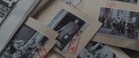 영화 '난징사진관'에서 일본군 학살의 결정적 증거가 된 사진들. 사진 콘텐츠존