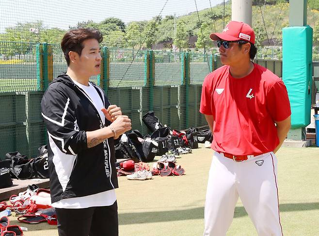 ▲ 추신수 보좌역은 2군에서의 육성 시스템 정비는 물론 2군 코칭스태프와 1군 코칭스태프 사이의 가교 몫을 충실하게 수행했다 ⓒSSG랜더스