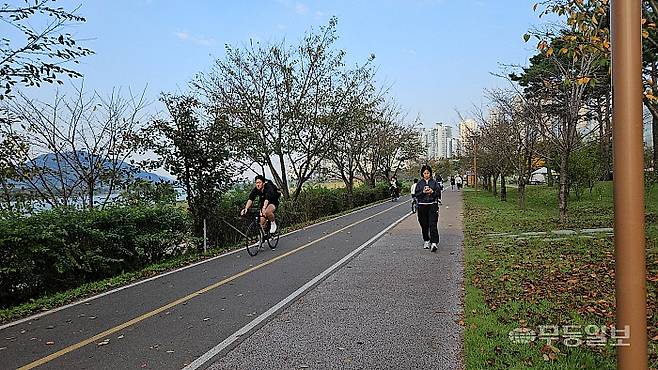 세종시는 강변을 따라 자전거도로가 잘 구축돼 있어 출퇴근뿐만 아니라, 레저용으로도 많이 이용된다.