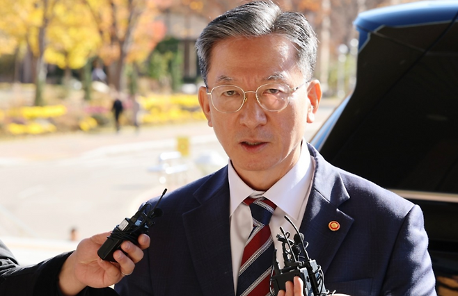 대장동 '항소 포기' 관련 입장 밝히는 정성호 장관/사진=연합뉴스