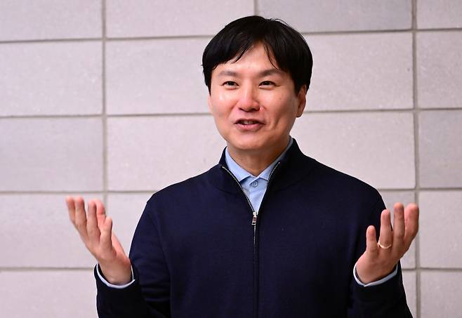 문준호 북미주 한식세계화총연합회 회장이 지난달 29일 오후 서울 강남구 코엑스에서 헤럴드경제와 인터뷰를 하고 있다. 이상섭 기자