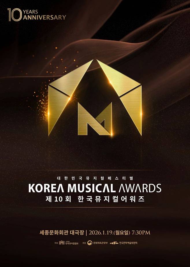 제10회 한국뮤지컬어워즈 포스터