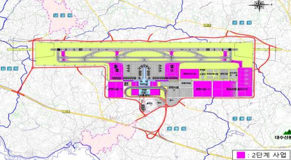 지난해 국토부가 고시한 제주 제2공항 건설사업 기본계획에 나온 공항 배치도. 국토부 제공