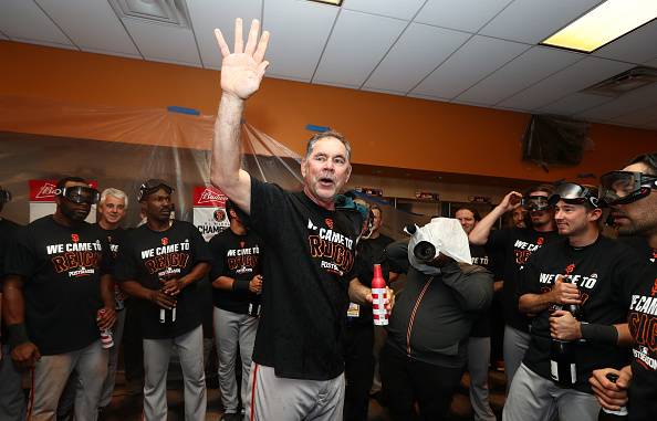 샌프란시스코 감독 시절 보치 고문 / 사진=Gettyimages 제공