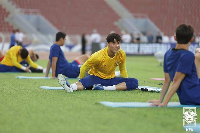 대한민국 축구대표팀 골키퍼 송범근. /사진=대한축구협회 제공