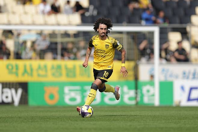 전남 드래곤즈 발디비아. /사진=한국프로축구연맹 제공