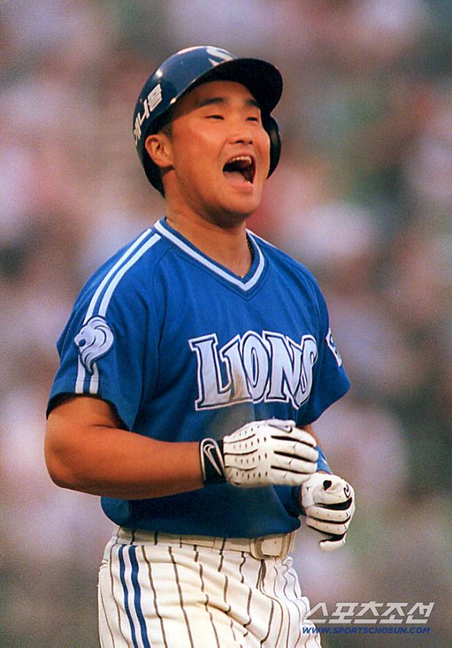정경배 코치의 풋풋했던 삼성 현역 시절. 스포츠조선DB