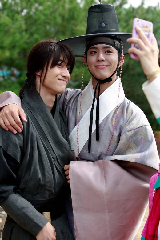 ▲ 곽동연(왼쪽), 박보검. 출처| FNC 포스트