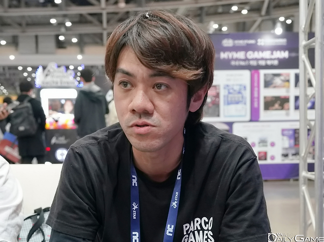 파르코 게임즈가 마음, 감성, 그리고 열정을 소중하게 생각하고 있다는 니시자와 유이치 부장.