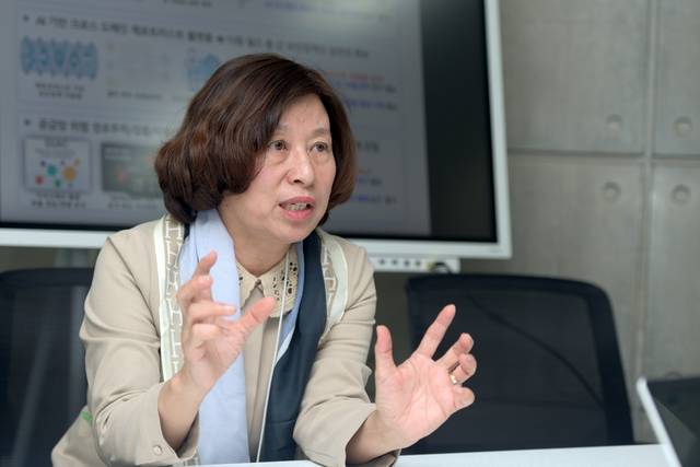 김정녀 ETRI 사이버보안연구본부장. 사진=황응준 프리랜서.