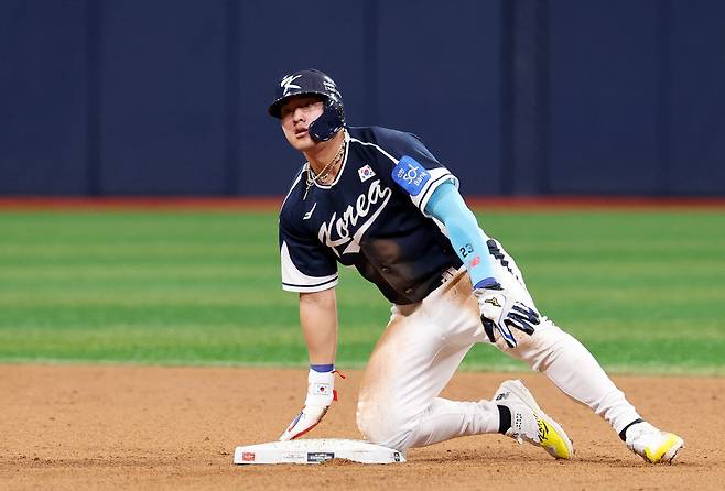 한국 야구대표팀 안현민, 신민재, 문현빈(위부터). 연합뉴스
