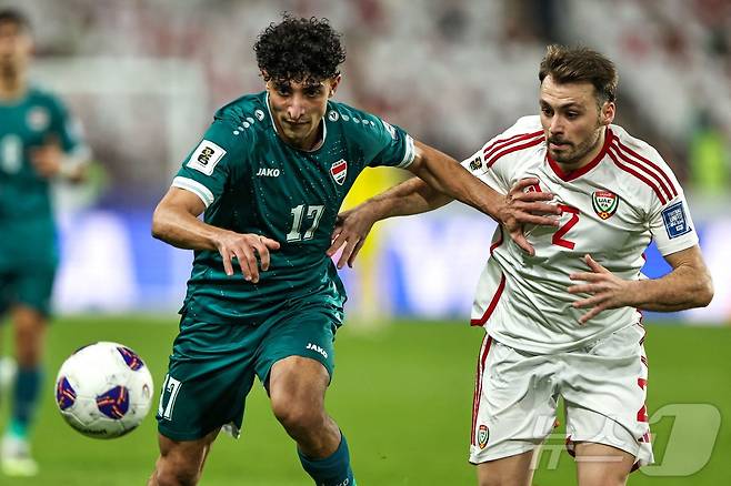 이라크와 UAE가 1-1 무승부를 거뒀다. ⓒ AFP=뉴스1