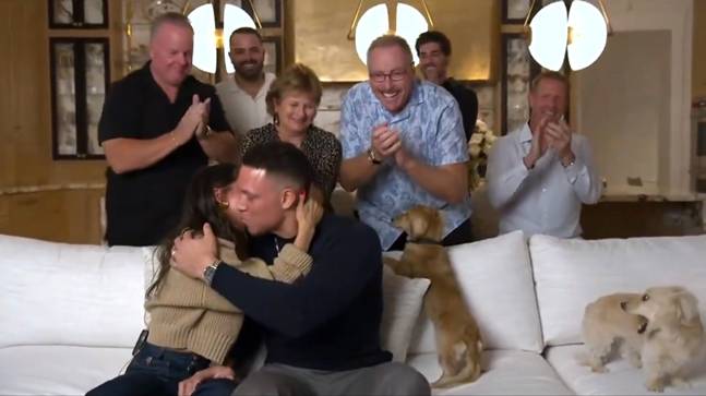 애런 저지의 MVP 발표 직후 장면. /사진=SNS