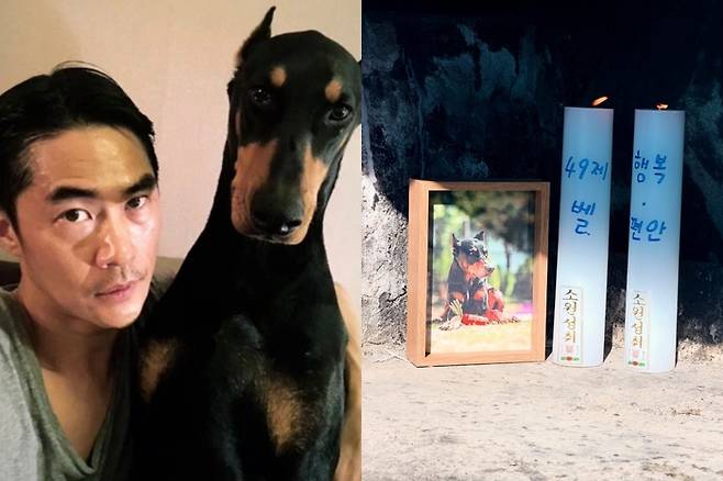 배정남과 벨. 사진|배정남 SNS