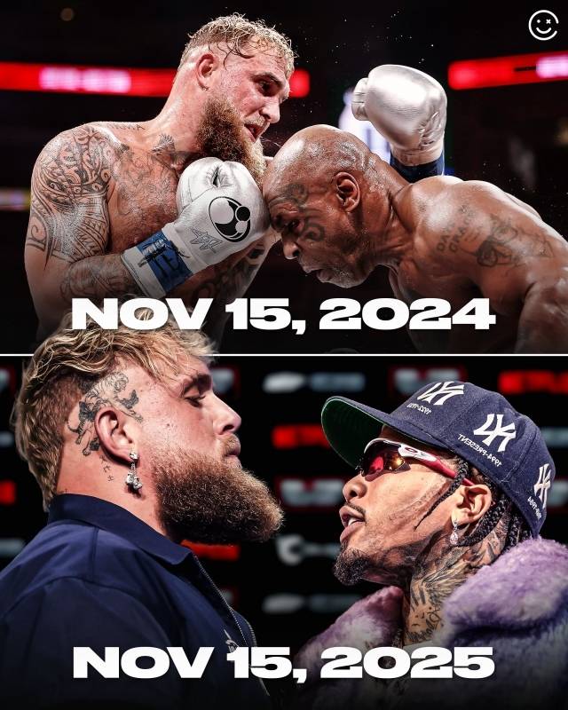 타이슨이 무너진 후, 데이비스는 폴과의 맞대결을 원했지만 결국 취소됐다. 사진=해피 펀치 SNS