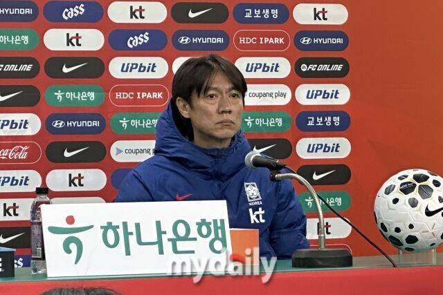 대한민국 축구대표팀 홍명보 감독./대전월드컵경기장=노찬혁 기자