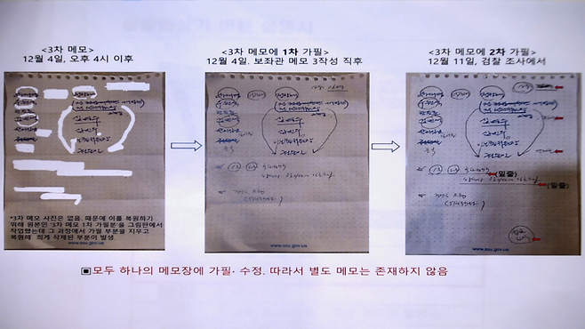 홍장원 전 국정원 1차장이 지난 2월 윤석열 전 대통령 헌재 탄핵심판 당시 제출한 사진(사진 제공 헌법재판소)