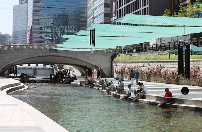 서울 청계천 / 사진= 이솔 기자