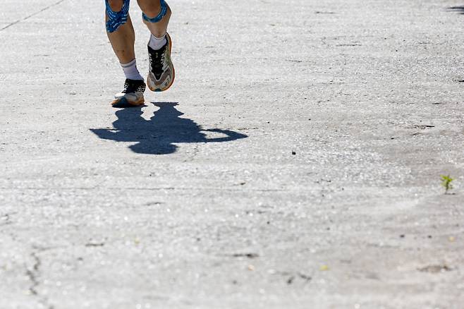 <yonhap photo-4915=""> 완주를 향한 한걸음 (강릉=연합뉴스) 신현우 기자 = 지난 17일 'TNF100 강원 국제트레일러닝대회' 100km 부문 참가자가 강원도 강릉시 오봉서원에 마련된 CP(체크포인트)2를 향해 달리고 있다. 2025.5.24 nowwego@yna.co.kr/2025-05-24 10:30:13/ <저작권자 ⓒ 1980-2025 ㈜연합뉴스. 무단 전재 재배포 금지, AI 학습 및 활용 금지></yonhap>