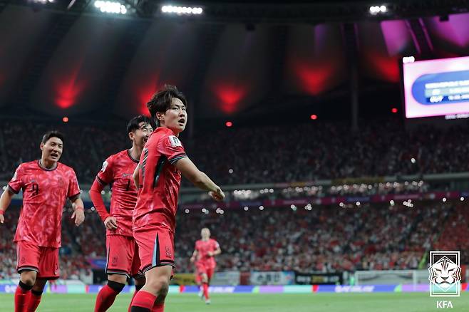 서울월드컵경기장 마지막 매진 경기로 남은 지난해 6월 중국과의 2026 국제축구연맹(FIFA) 북중미 월드컵 아시아 2차 예선 중국전. /사진=대한축구협회 제공