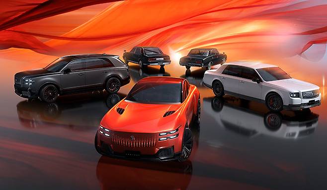 도요타그룹이 럭셔리 브랜드 ‘센추리’를 론칭하며 공개한 쿠페형 콘셉트 카. 도요타 제공