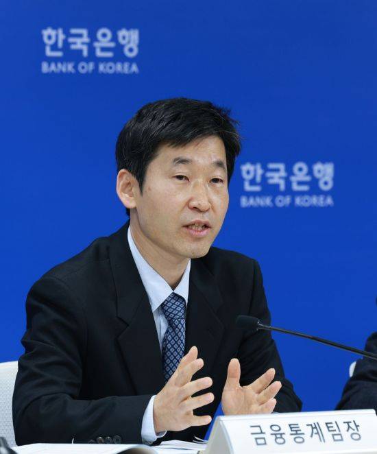김민수 한국은행 경제통계1국 금융통계팀장이 18일 오전 서울 중구 한국은행에서 2025년 3분기 가계신용(잠정)의 주요 특징을 설명하고 있다. 한은 제공
