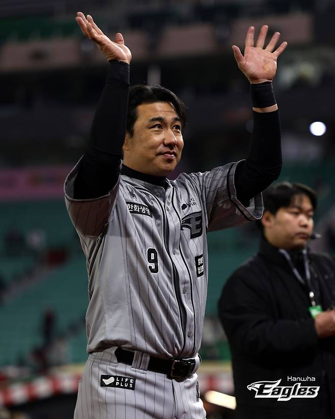 2차 드래프트로 한화로 이적했던 김강민. 한화 이글스 제공