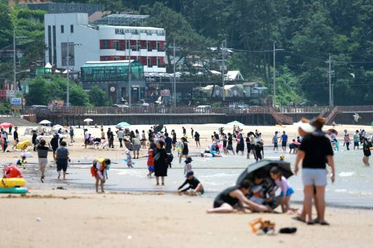 태안방문의 해 방문객 증가 7(250705 만리포 해수욕장)
