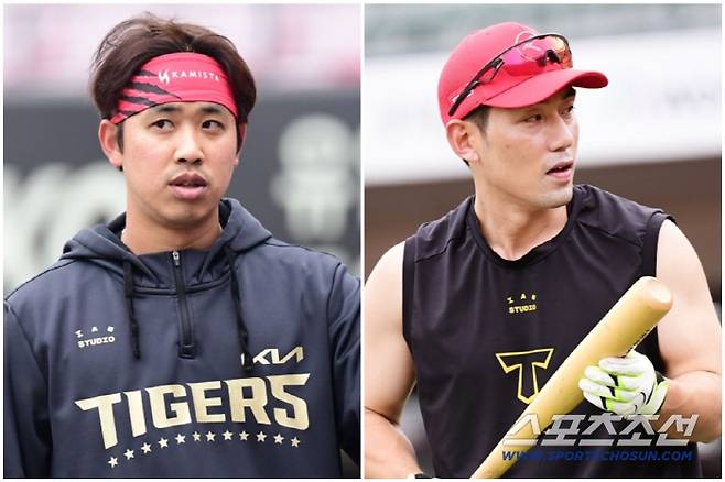 임기영(왼쪽)과 서건창. 스포츠조선DB