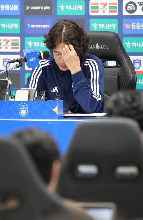 홍명보 감독. 연합뉴스