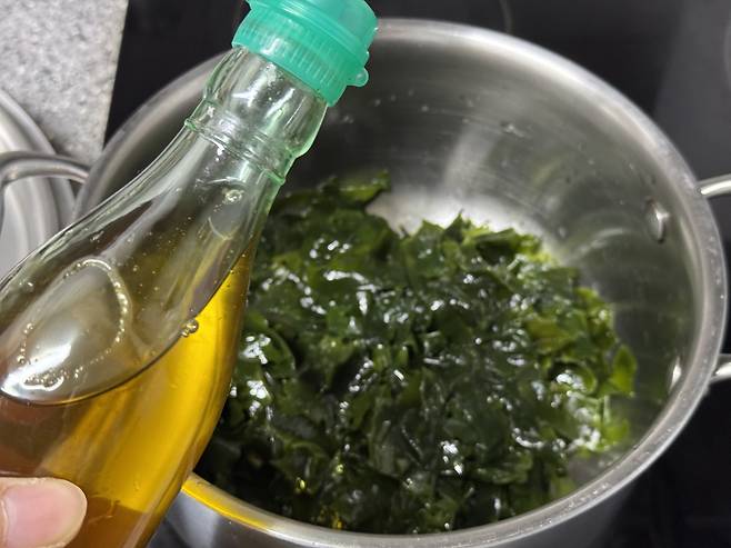 미역 볶을때 넣으면 좋은 들기름