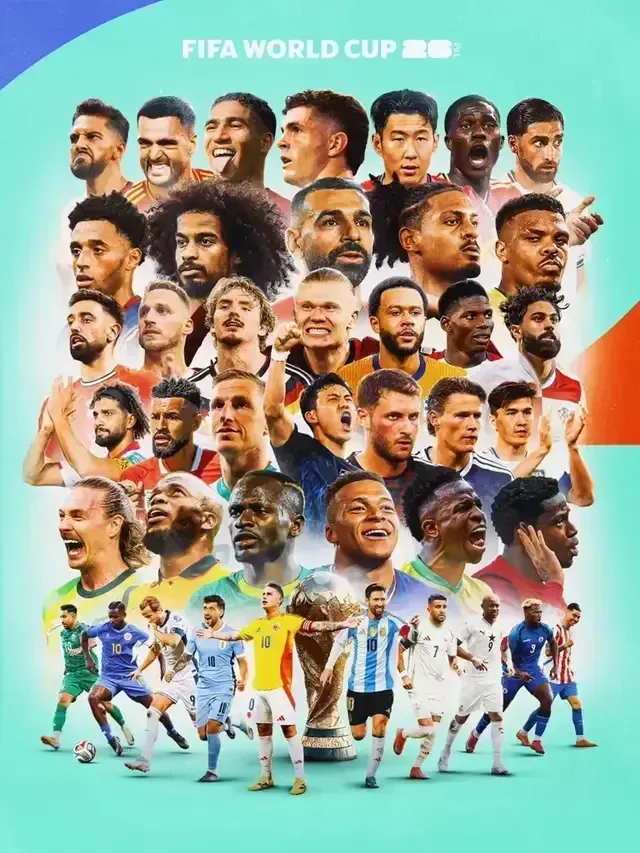 FIFA는 최근 SNS에 북중미월드컵 홍보 이미지를 게시했는데, 호날두의 이미지를 누락해 팬들의 비판을 샀다. 결국 호날두가 포함된 새 이미지를 게시했다. 사진은 호날두 대신 페르난데스(3번째 줄 왼쪽 끝)가 포함된 기존 이미지. 사진출처│FIFA SNS