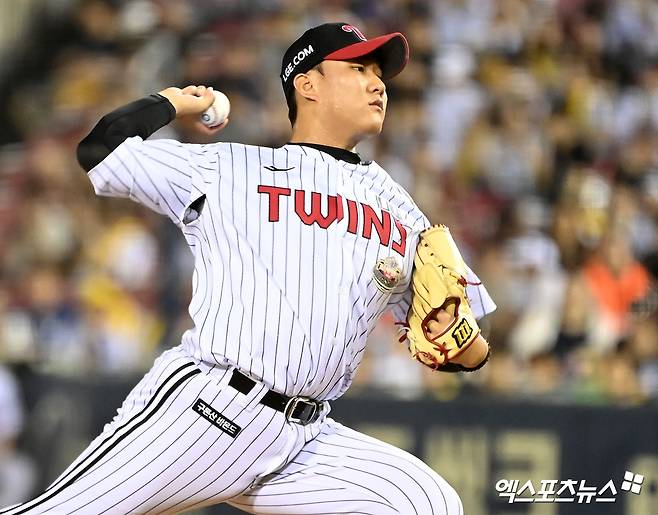 지난 18일 열린 2026 KBO 2차 드래프트를 통해 LG 트윈스에서 롯데 자이언츠로 이적한 우완 김영준. 사진 엑스포츠뉴스 DB