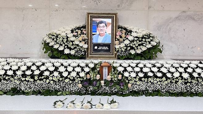 고인 빈소의 영정 사진. 정용욱 명예교수 제공