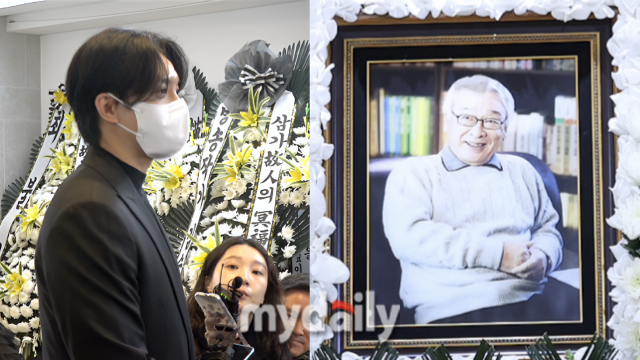 서울 송파구 서울아산병원 장례식장에 마련된 배우 고(故) 이순재의 빈소에 추모객들이 연이어 발길을 옮기고 있다. / 한소희 기자.