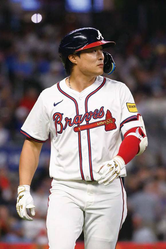 애틀랜타 브레이브스 시절의 김하성 ⓒAFP연합