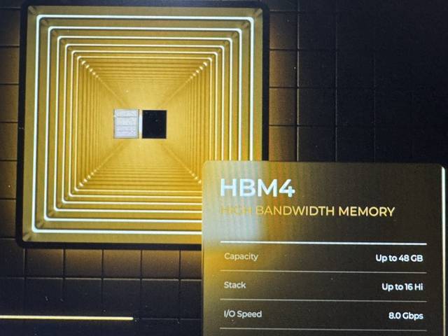 사진은 SK하이닉스의 HBM4 제품 이미지.
