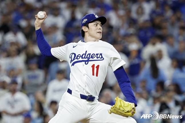 LA 다저스의 사사키 로키. /AFPBBNews=뉴스1