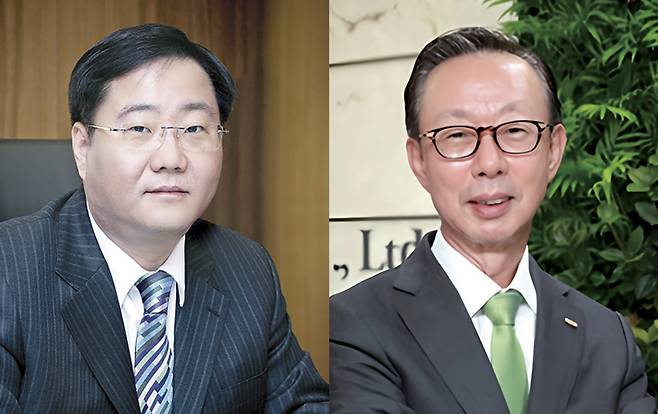 정몽진 KCC 회장, 한영재 노루페인트 회장