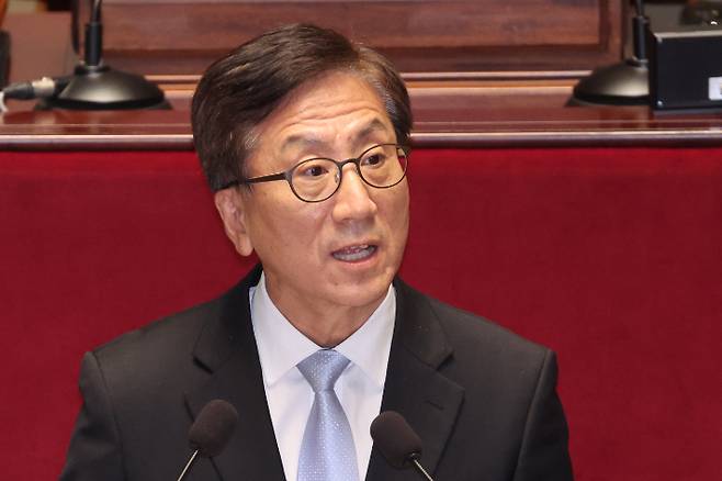 김인회 감사원장 권한대행. 연합뉴스