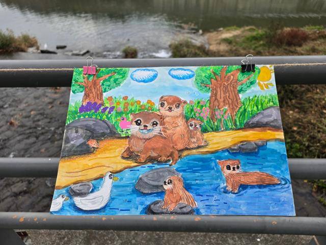 서울수달그림그리기대회 참가작. 서울수달보호네트워크 제공