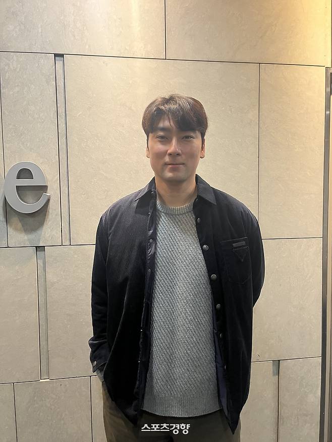 임창민이 서울 모처에서 스포츠경향과 인터뷰한 뒤 포즈를 취하고 있다. 김하진 기자