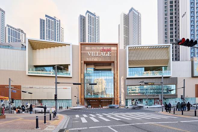 국내 1호 스타필드 빌리지 운정 전경. 신세계프라퍼티 제공