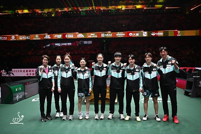 한국 탁구대표팀이 혼성단체 월드컵서 4강을 확정했다.(대한탁구협회 제공)