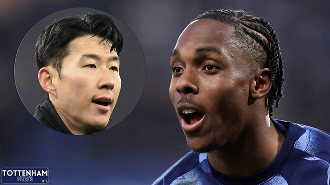 손흥민과 마티스 텔. 토트넘홋스퍼뉴스